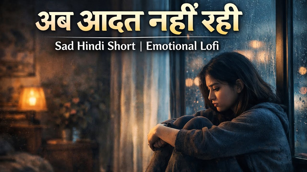 अब आदत नहीं रही | Sad Hindi Short | Emotional Lofi #अबआदतनहींरही#SadHindiShort#HindiShorts#song 