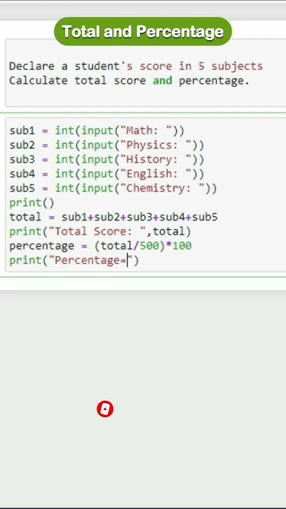 Students Report Card in Python|| Python if elif ladder # Python ...