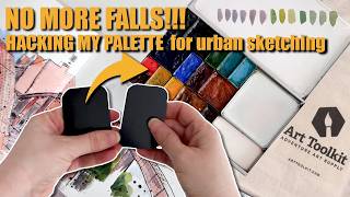 Why I modified my Art Toolkit Palette | watercolors brands and favorite mixes for greenery & shadows