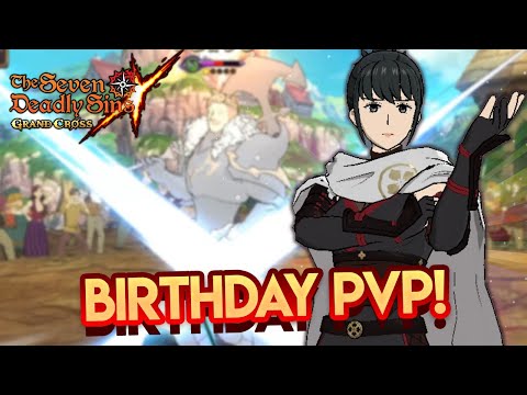 BIRTHDAY PvP! Celebrating With My Favorite Team! | Seven Deadly Sins Grand Cross
