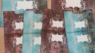 Turotial - turning file folders into pockets with On A Whimsical Adventure @my_papers_paints_pens