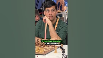 Legend Vishy Anand CRUSHES India No.1! 🔥🐯 #chess #vishyanand