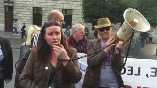 Pro Choice Drop The Charges Dublin rally in Dublin