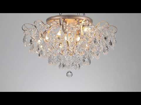 Потолочная хрустальная люстра Favourite Pluvia 2447-6U Потолочная хрустальная люстра Favourite Pluvia 2447-6U