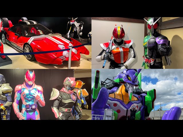 I went to Toei Movie Village to see the real Tridoron, Kamen