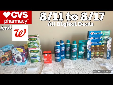 End of the week CVS and Walgreens Haul  || 8/17/2024