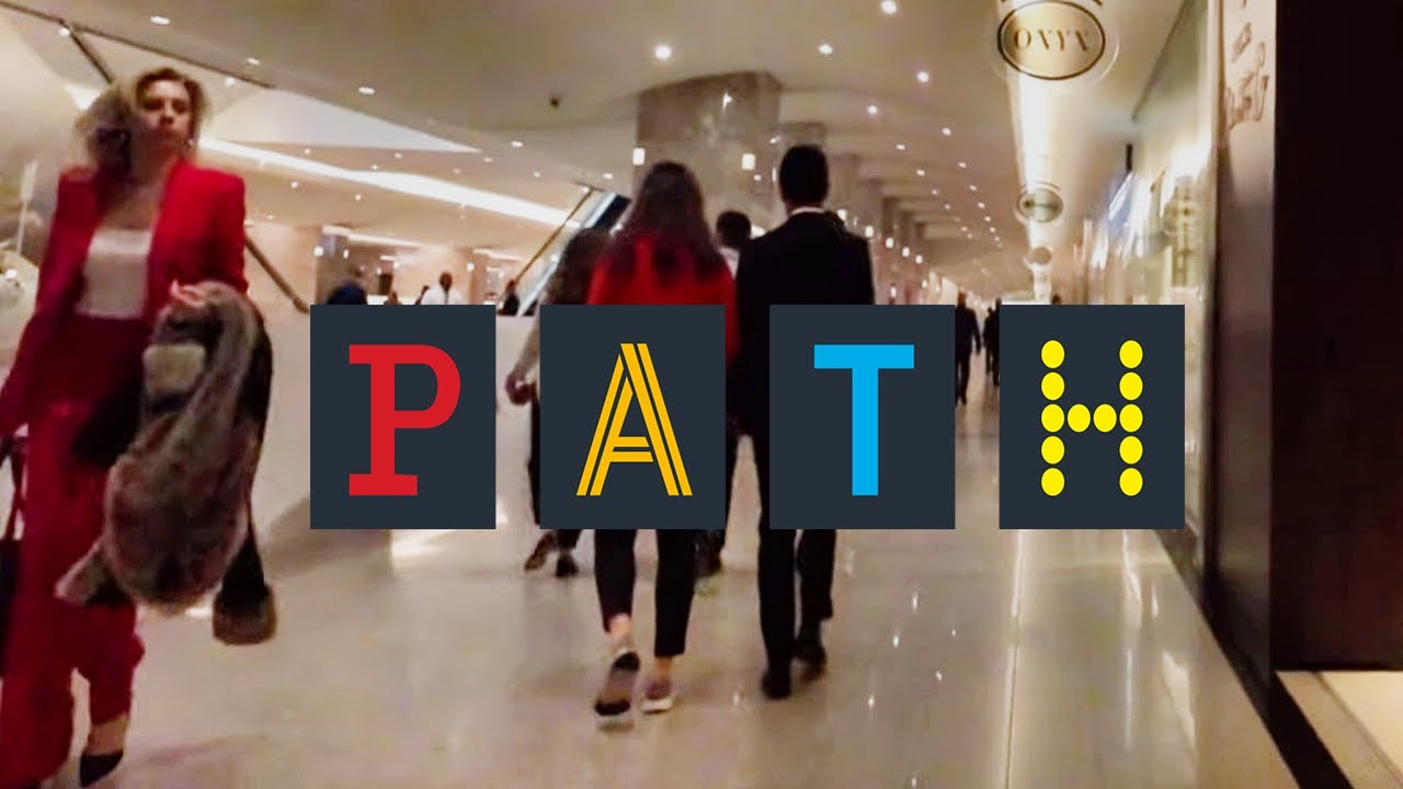 18 Mile Underground Tunnel City Walk | The PATH - Navigation Guide | 4K Toronto