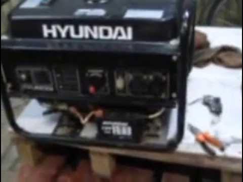 Обзор. Генератор Hyundai HHY3000FE - YouTube