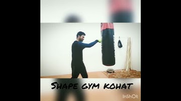 Malik Muhammad Aqib from Kohat| shape gym Kohat | Boxing style # rate the boxing # red listed Psychi