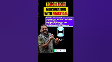 Solid Cylinder – Total Surface Area Formula | Radius & Height Explained | Teach Tech