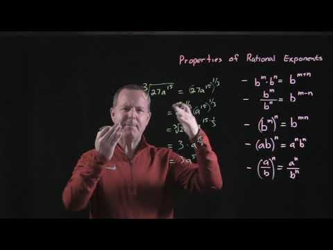 Simplifying Radical Expressions Using Rational Exponents