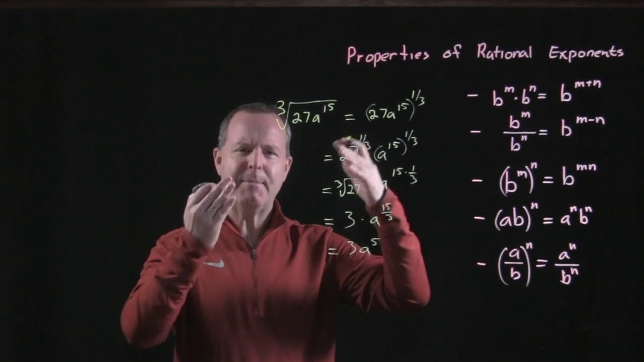 Simplifying Radical Expressions Using Rational Exponents - YouTube