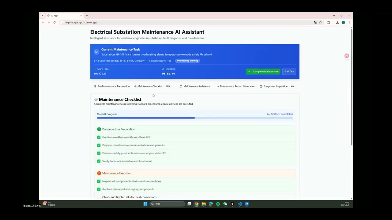 2025 AaltoAI Hackathon - Electrical Substation Maintena