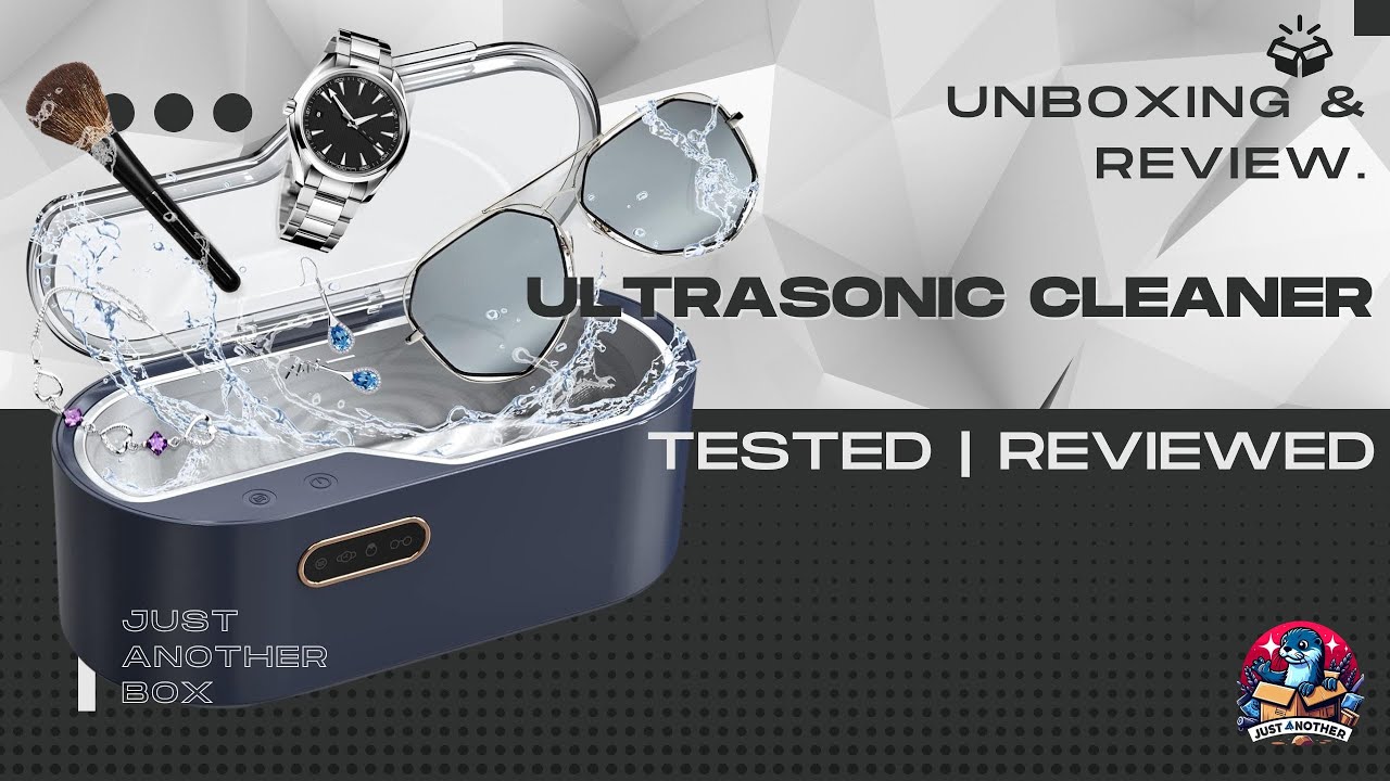 Ultrasonic Cleaner Unboxing & Review – 450ml Ultrasonic Cleaning