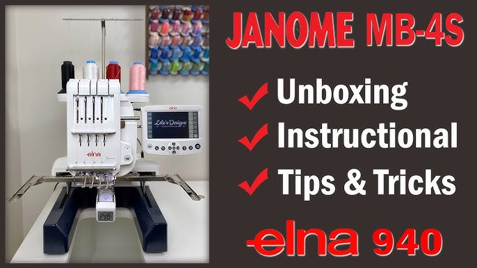 Janome MB-4S Four-Needle Embroidery Machine