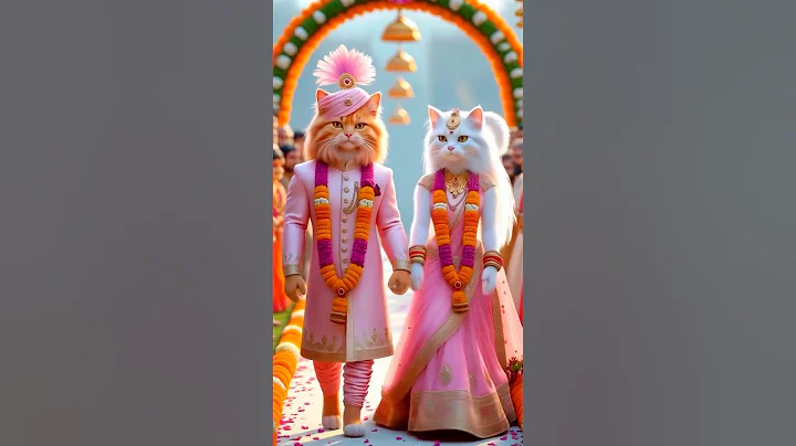 Video 9434371: persian cats indian, adorable persian cat, cats animals catlover, cat walk, royal, grooming