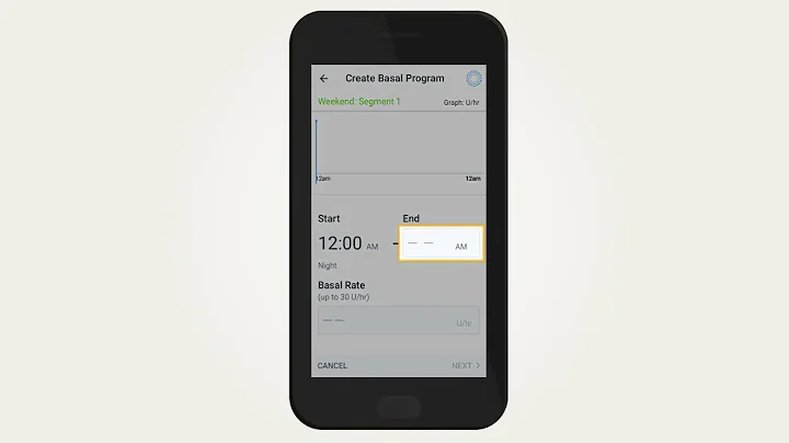 Omnipod® 5 Automated Insulin Delivery System Product Training - Basal Program Creation