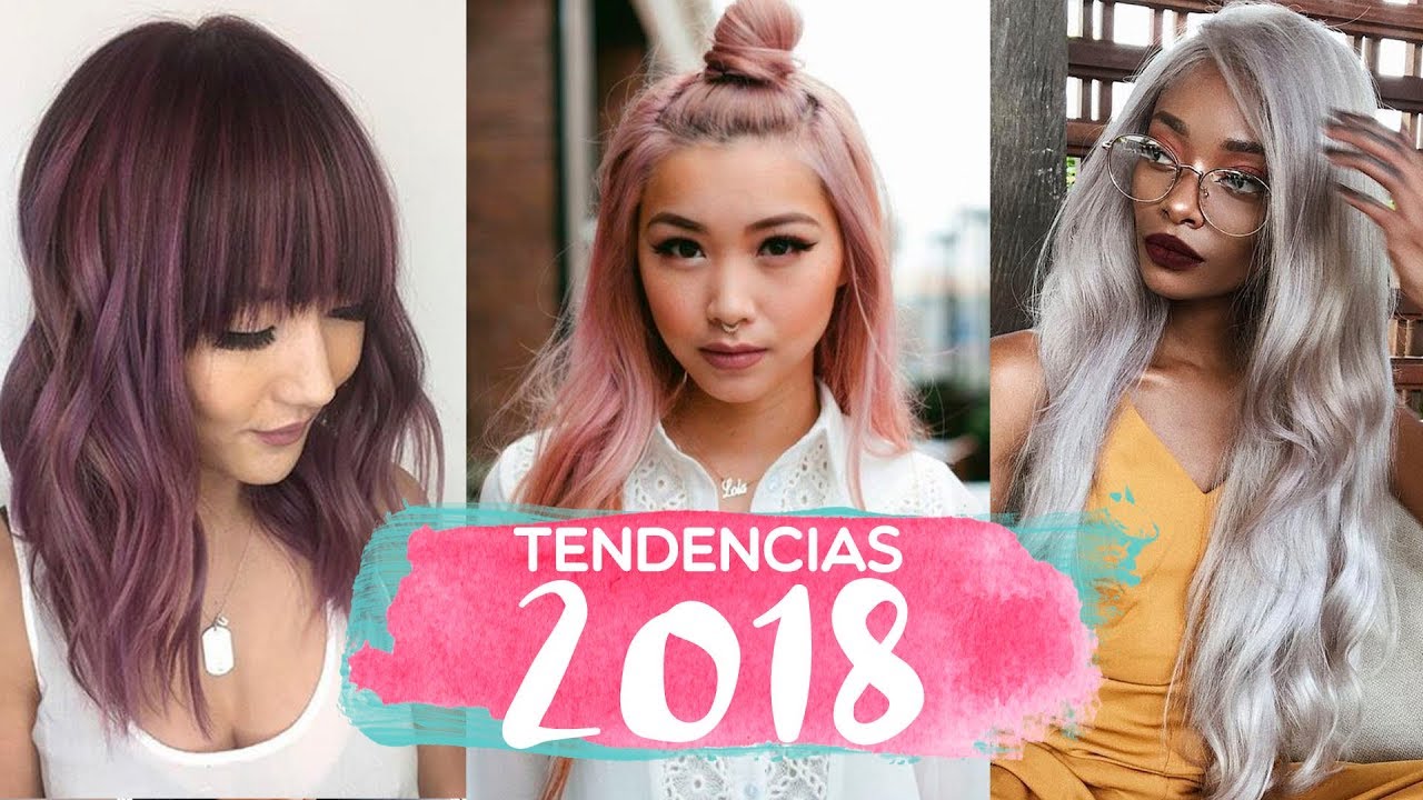 10 Tendencias De Color Para 2018 Cabello