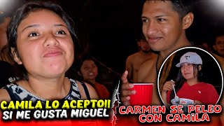 POR FIN Camila aceptó que le GUSTA Miguel. Camila llama FACIL a Carmen y se armó la PELEA.