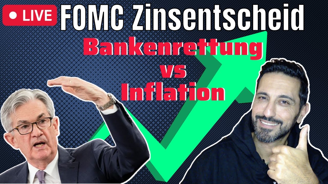 ?FOMC Zinsentscheid Live?Rallye oder Crash -Die Entscheidung! #aktien #krypto #rezession # ...