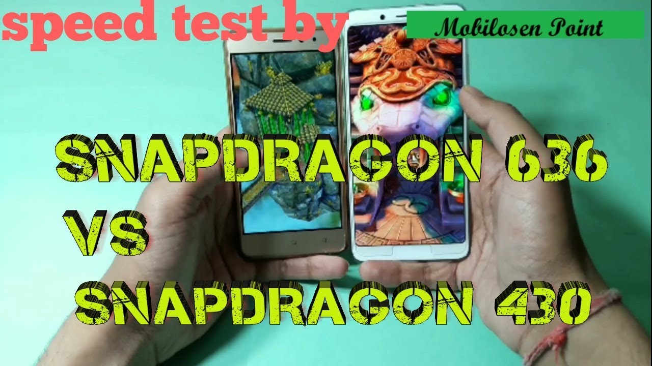 SPEED TEST SD430 vs SD 636(REDMI 5 PRO)