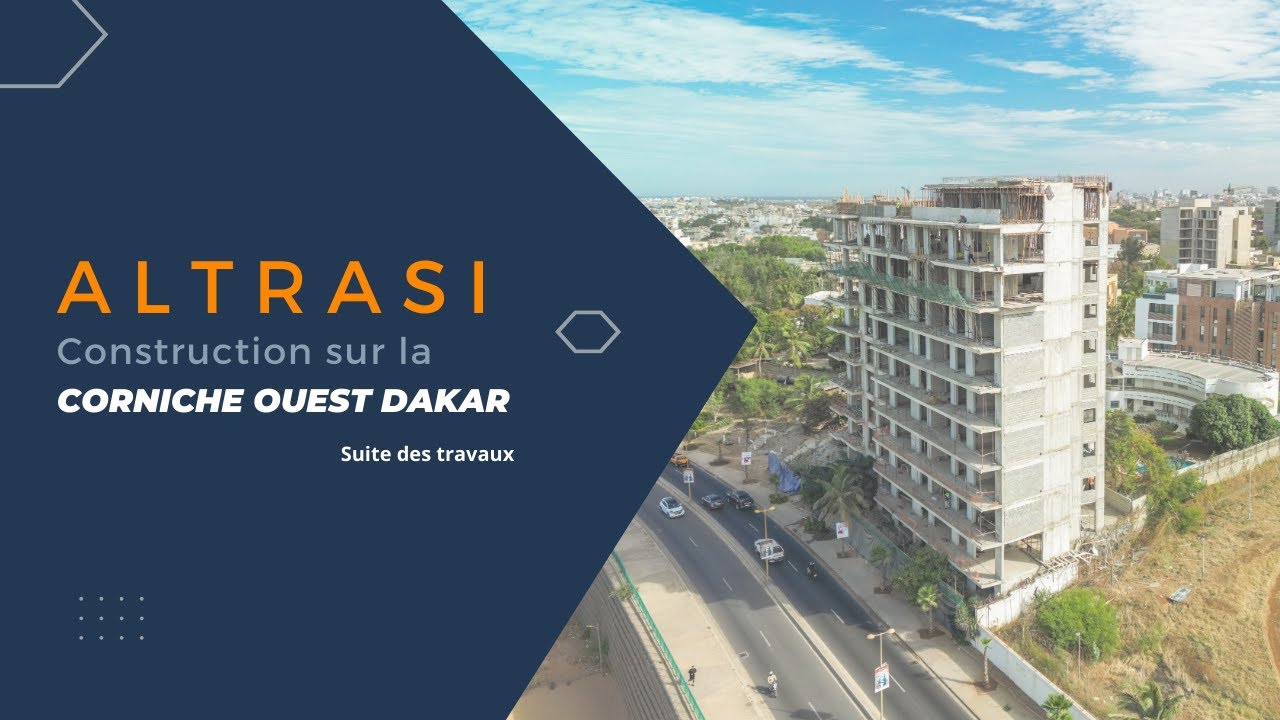 ALTRASI- Suite des travaux sur la corniche Ouest