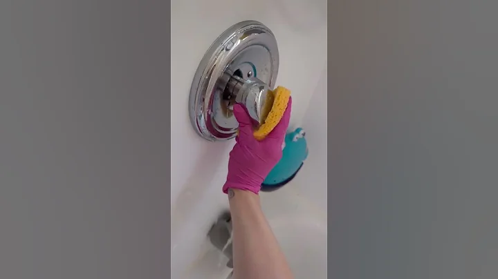 Cleaning and improving the children's bathroom 🛁 🫧#amazonfinds #asmrcleaning #cleaningwithgabie