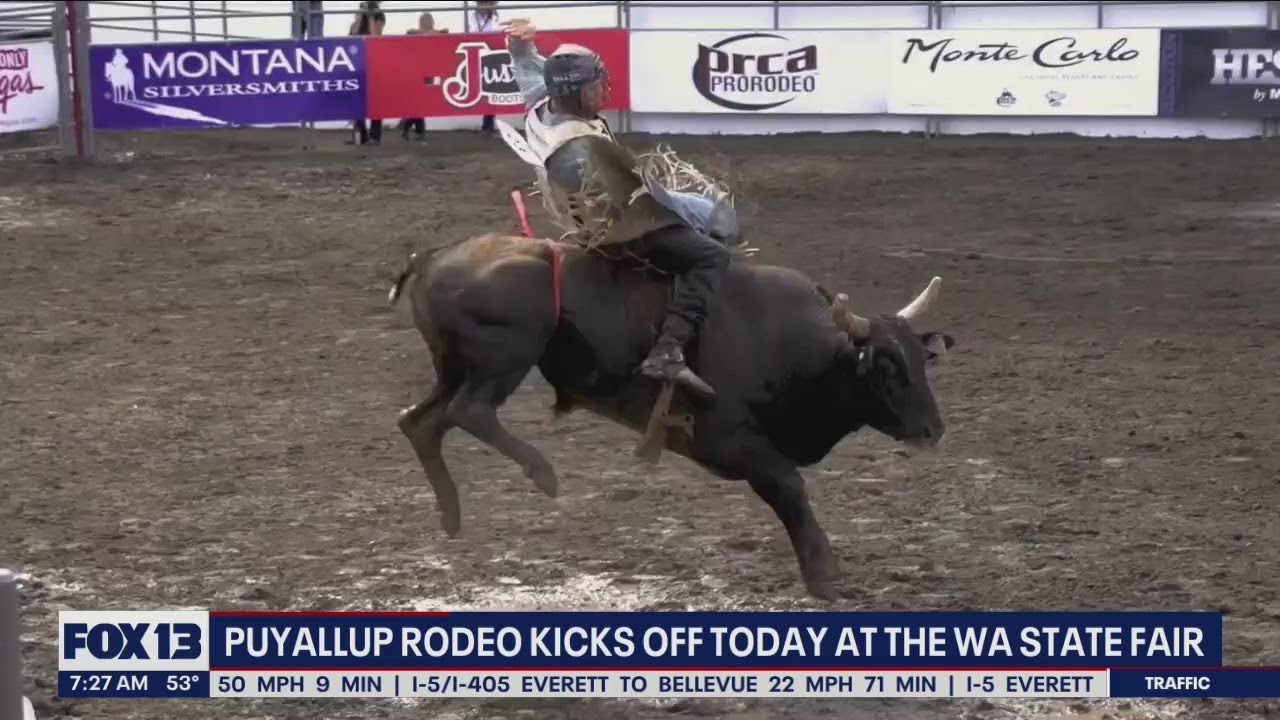Puyallup Rodeo kicks off today at the Washington State Fair FOX 13