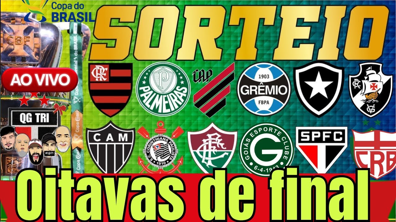 AO VIVO | SORTEIO DAS OITAVAS DE FINAIS DA COPA DO BRASIL 2024 - YouTube