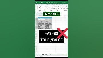 EASY DATA COMPARISONS EXCEL #microsoftexcel #excel #technology #datascience #dataanalysis #excel