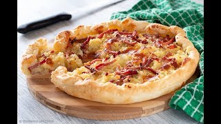 Torta Di Sfoglia Con Speck E Patate Ricetta Velocissima Facile E Gustosa