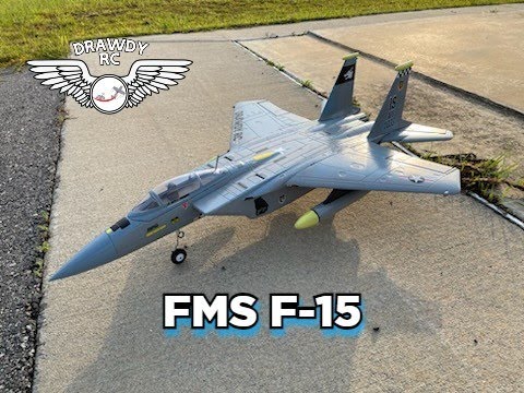 FMS F-15 - MAIDEN FLIGHT (64mm) - YouTube