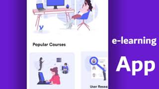 E-learning App UI (User Interface) - Fourtek