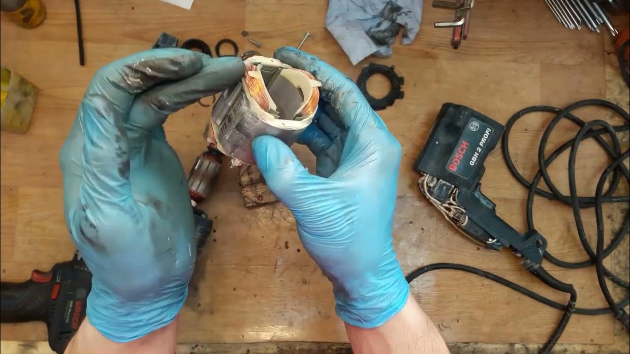 How to disassemble and find problem Bosch GBH 2 Profi sds plus rotary