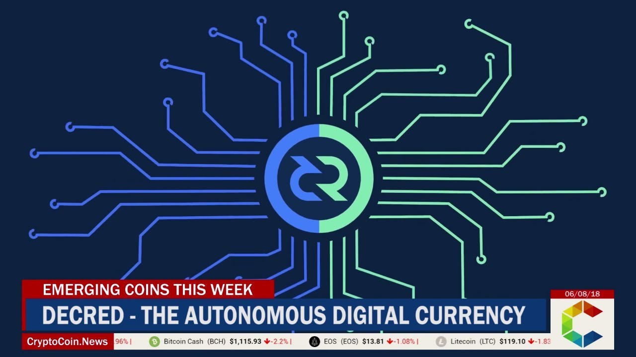 Emerging Coins This Week: Decred - The Autonomous Digital Currency
