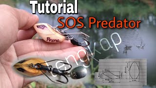 DIY Sos Predator Lure Bait, complete and detailed with unexpected action, TOP WATER LURE BAIT