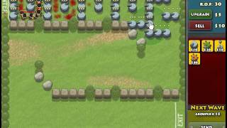 Penguins Attack TD 2 Level 1 Easy to clear 簡単クリアー