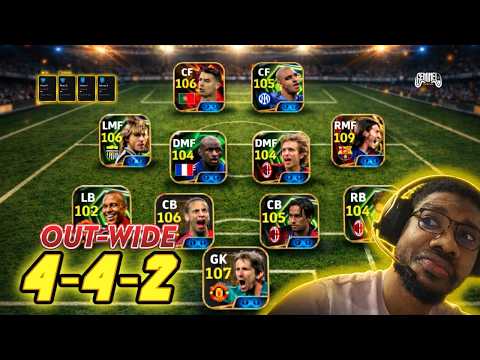 4-4-2 OUTWIDE Formation Guide (eFootball26)