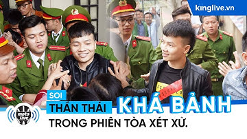 💥Cận cảnh thần thái của Khá Bảnh tại phiên tòa xét xử " Không sao, tôi đi 10 năm cần gì đâu"