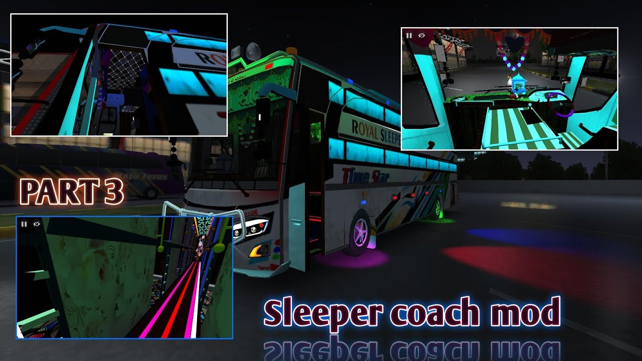 Bussid sleeper coach mod for v4.3.4