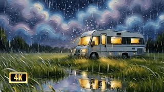 Quiet Motion | A Slow Cinematic Rainy Journey in Monet Oil Painting Style screenshot 3