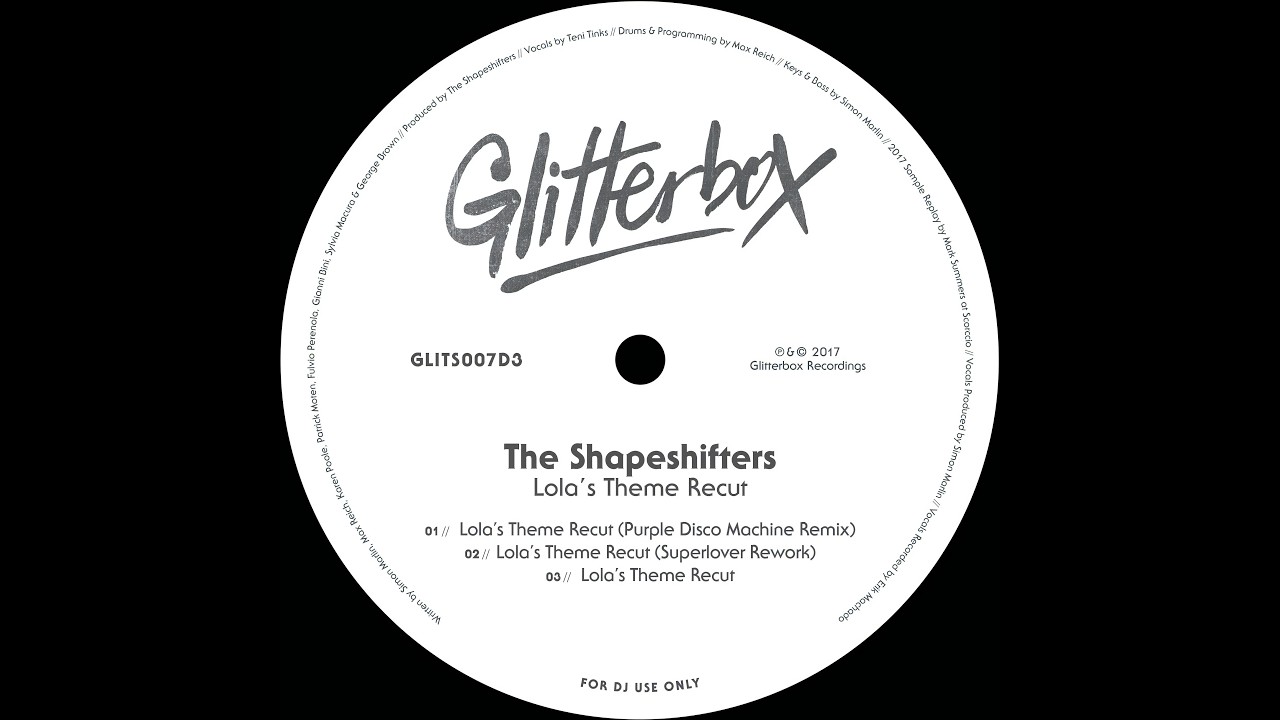 Download The Shapeshifters - Lola's Theme Recut (Superlover Remix) MP3