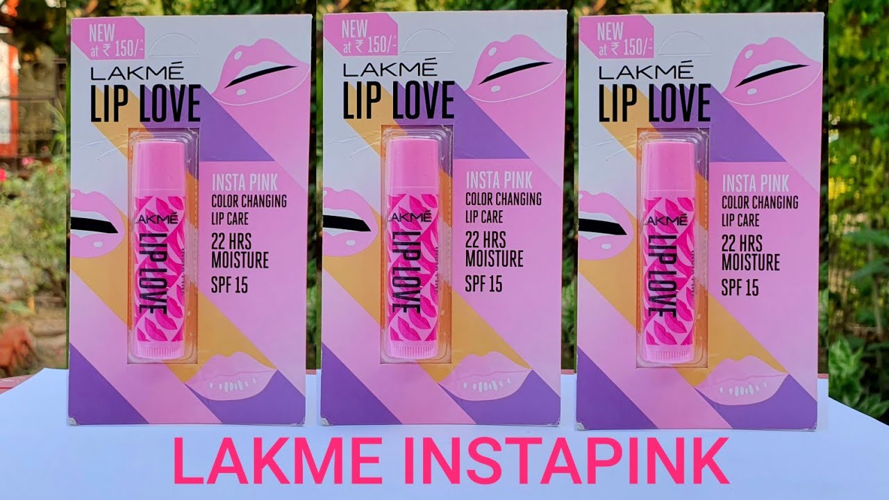 lakme lip love insta pink