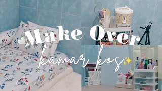 Makeover Kamar Kos : room makeover, cleaning, organizing, decorating my room to be more minimalist 🤍