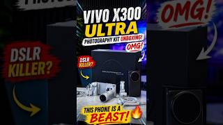Vivo X300 Ultra Plus Photography Kit Unboxing 😱📸 Ultimate Mobile Camera Setup! #shorts
