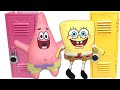 Spongebob Squarepants DIY Custom Back to School Locker Organization with Spongebob and Patrick