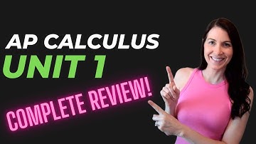 Hoe je een 5 haalt voor het AP Calculus-examen - VOLLEDIGE herhaling van Unit 1 (limieten en cont...