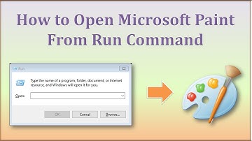 HOW OPEN MSPAINT THROUGH RUN COMMAND