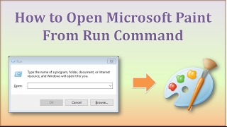 HOW OPEN MSPAINT THROUGH RUN COMMAND