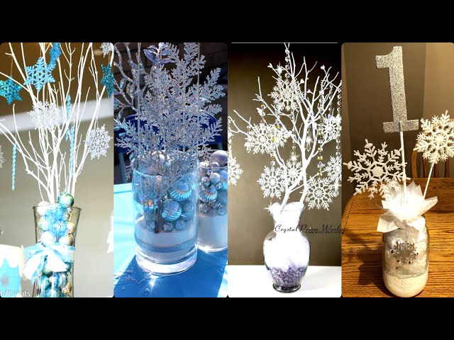 WINTER WONDERLAND HOLIDAY TABLE DECOR FOR LESS 2017/2018/DOLLAR TREE  DIY/CHYMARIE/TABLESCAPING 
